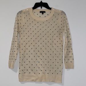 J. Crew polka dot sweater